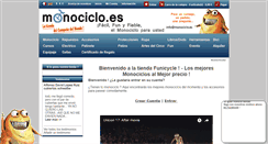 Desktop Screenshot of monociclo.es